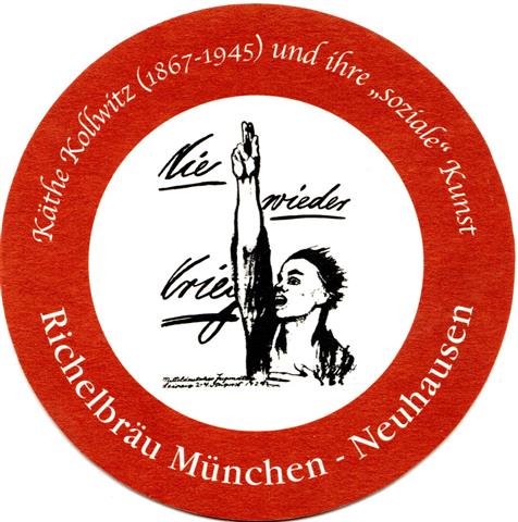 mnchen m-by richel krieg 21a (rund200-kthe kollwitz-schwarzrot)